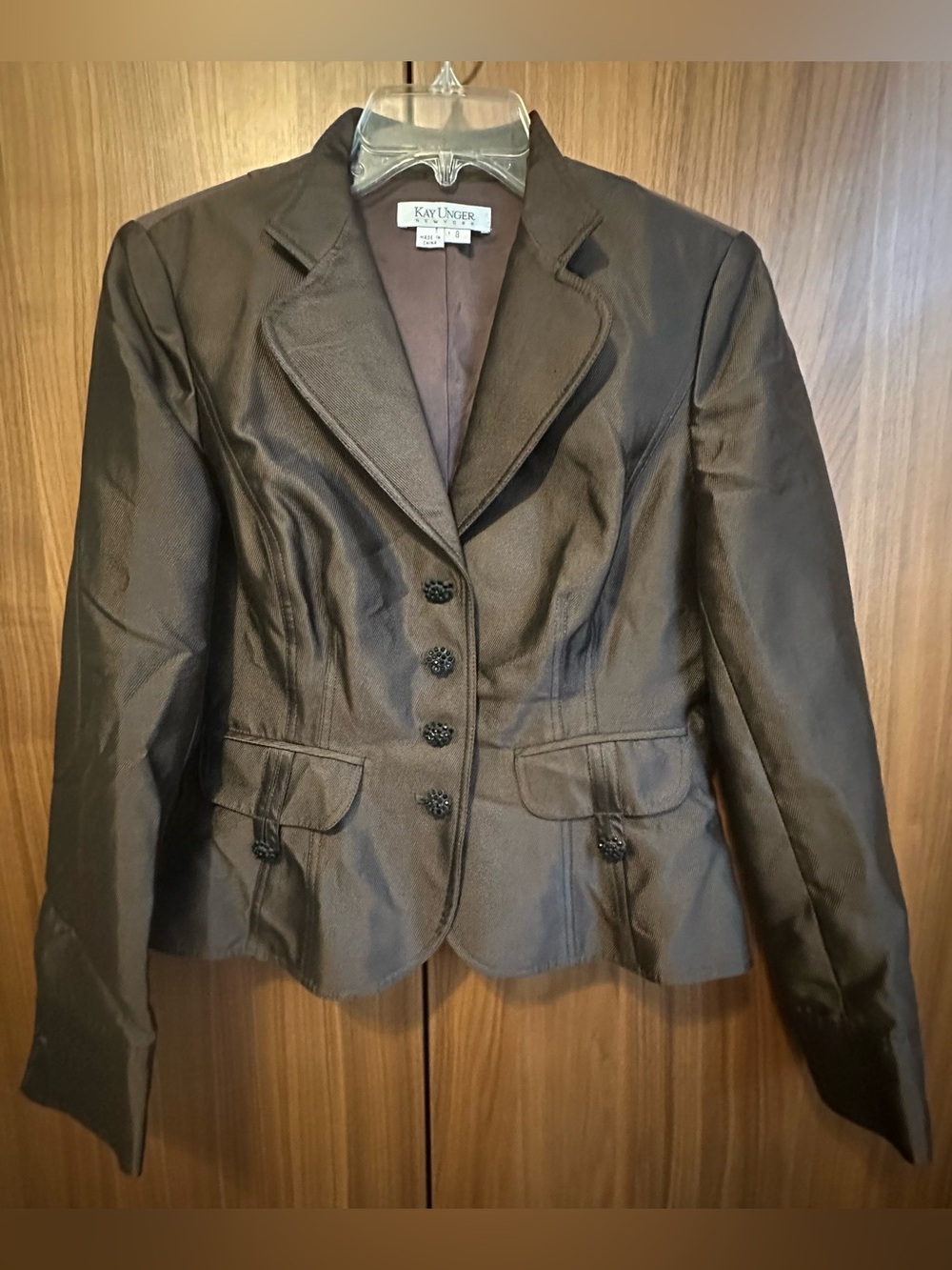 Kay Unger Silk Blend Blazer